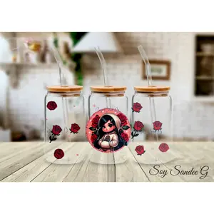 Pouty Mexican Teenager - UVDTF Wrap for cups/hard surfaces sticker