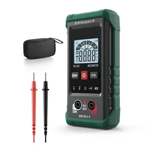 [FathersDayGift]TM-510 Digital Multimeter, 4000 Counts, Measurement, Auto-Ranging Voltmeter; Non-Contact Voltage test, Measures AC/DC Voltage, Resistance, Continuity – Green