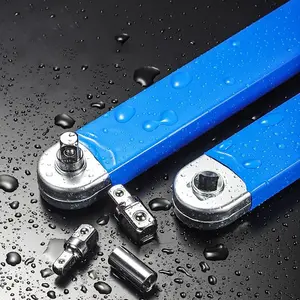 Offset Extension Wrench Multifunctional  Ready With 1/2", 1/4" And 3/8" Drive Adapters Torque Wrench Ratchet Tight Reach Extension Set