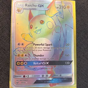 Raichu GX Rainbow Card