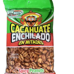 Cacahuate enchilado mitades