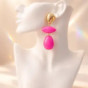 Fun In Motion- Neon Drop Earrings