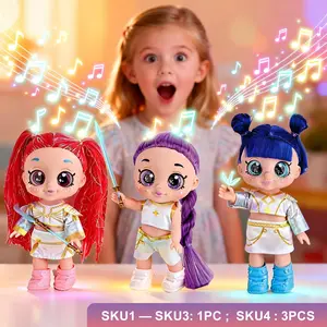 7 Inch/10 Inch Kpop Dolls Rumi Mira Zoey Anime Action Figures, 5D Eyes, 5 Joints, Halloween Gift for Kids & Fans, Action Figurine