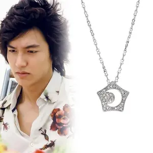 TV Series F4 꽃보다 남자 Hye-Sun Ku Lee MinHo Cosplay Necklace Girl Star Pendant Choker Clavicle Chain Jewelry Accessories Gift