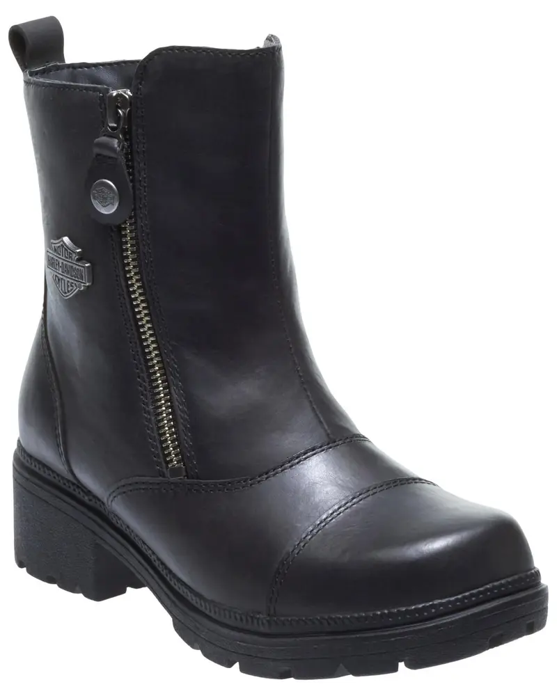 Harley Davidson Women's Amherst Moto Boot Round Toe - D84236