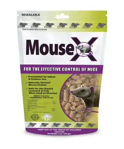 EcoClear Products 620200-6D MouseX Pellets - Effective for All Species of Rats and mice, 8 oz. Bag