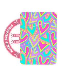 abbyrose Neon Crush Card Holder with magnet
