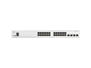 Cisco Catalyst C1200-24T-4X Ethernet Switch, 24 Ports - Manageable - 10 Gigabit Ethernet - 10/100/1000Base-T, 10GBase-X - 3 Layer Supported