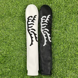 Golf Pointing Rod Cover, Direction Indicator Rod Cover, PU Positioning Rod Practice Baseball Rod Protective Hat, Golf Accessories, Golf Club Covers