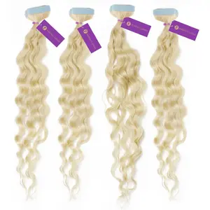 4 x Curly Tape-In Hair Extension Bundle (40 Pieces)