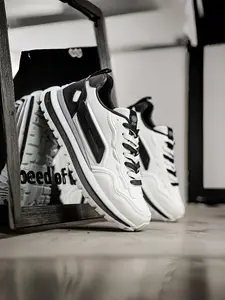 Men's Urban Casual White Sneakers | Slip-Resistant Soft Sole | Versatile Dad Shoes