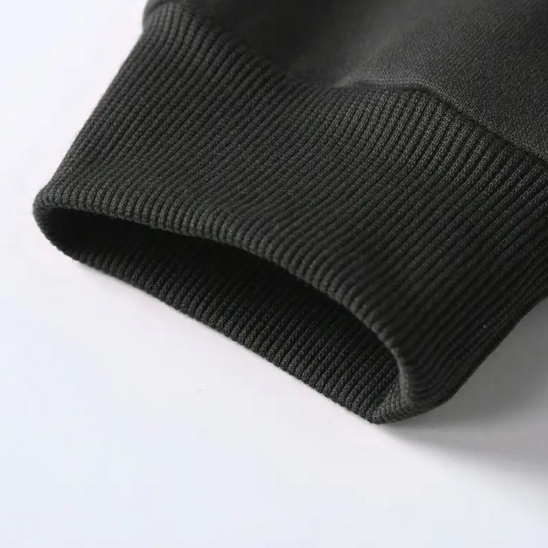 Men's Balaclava Hoodie Jacket Zip Up Fashion Double Layer Hip Hop Outerwear Y2K Clothing for Men and Women 100% Polyester Fiber Long Sleeve Medium Length Casual Daily Wear