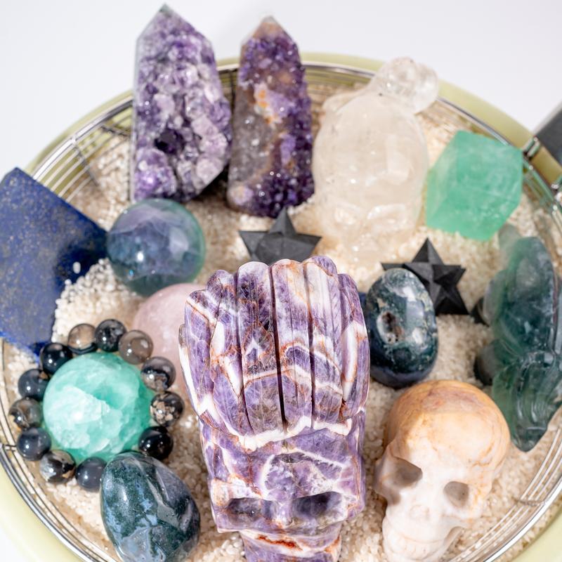 universal checkout for carvings,Amethyst Clear Quartz Rose Quartz  Tiger's Eye Obsidian Fluorite Red Jasper and More Ideal for Crafting Decorating or Gift