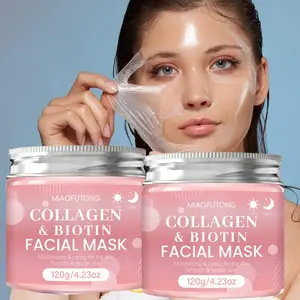 Collagen & Biotin Peel-off Facial Mask Balm, Deep Moisturizing Facial Mask, Lifting and Firming Face Mask, Facial Skin Care Product for Women & Men