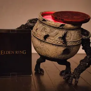 Elden Ring Toxic King Resin Decoration Figurine, Home Decor Statue, Luminous LED Night Light Creative Display Piece, Unique Home Decor Gift Idea