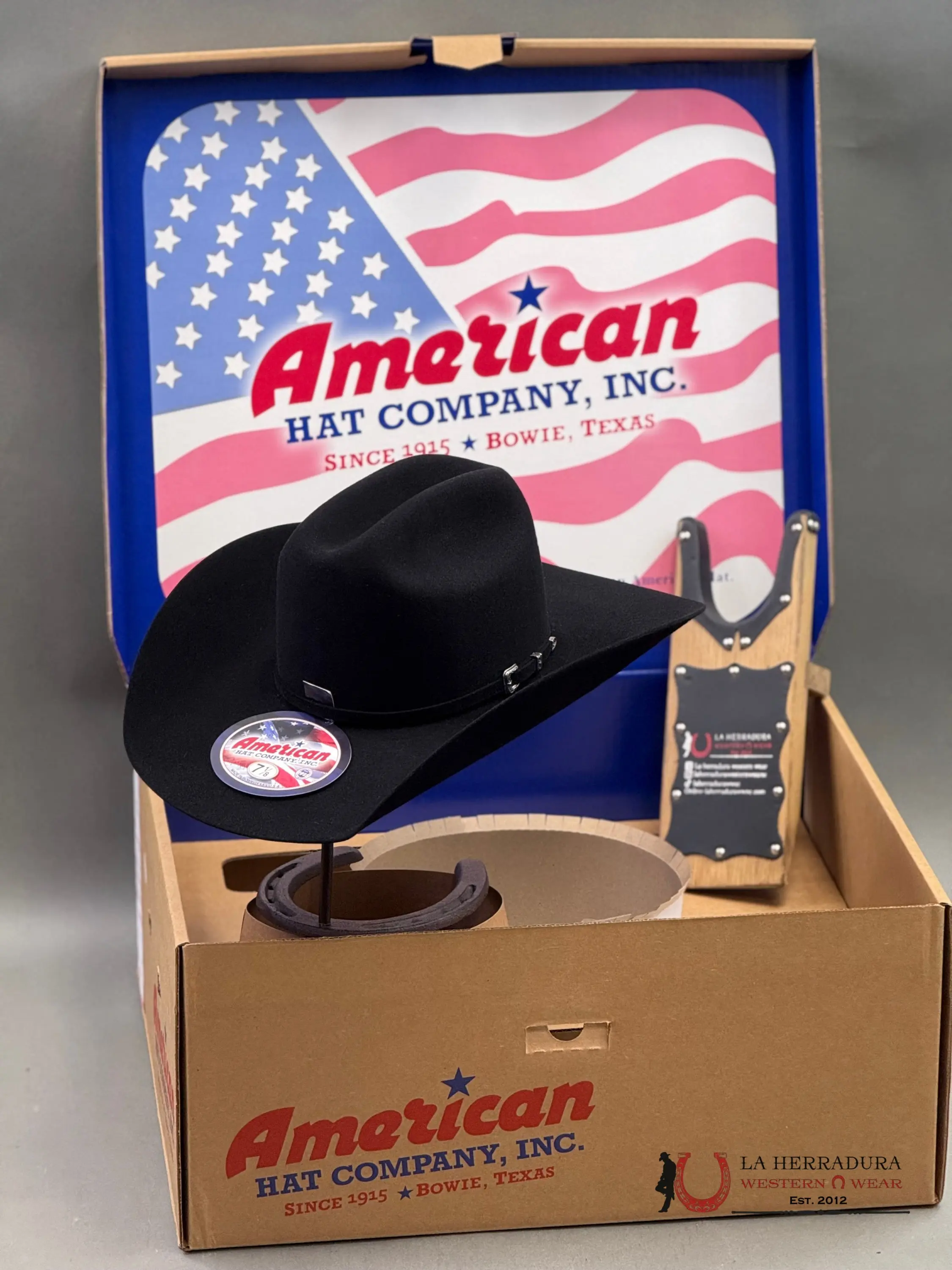 10X American Felt Hat Black