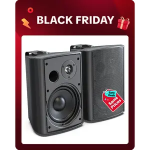 Herdio Waterproof Wall Mount Speaker System Active + Passive Pair Wireless Bluetooth Compatible Indoor/Outdoor Stereo Sound Set with AUX IN--3.5inches 200 Watts /4inches 200 Watts /5.25 Inches 300 Watts /6.5inches 400 Watts