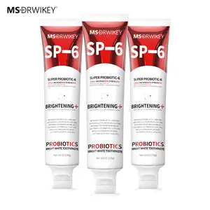 MSDRWIKEY SP-6 Probiotic Whitening Fresh Breath Toothpaste Set - 130g x 3 | Oral Care, Long-Lasting Freshness,Spring Gift Ideas