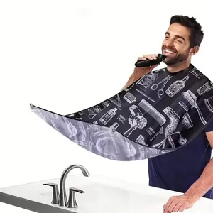 Adjustable Professional Barber Beard Wrap, High-Quality Leak-Proof Men's Shaving Apron, Precision Trimming, Fashion Design, Perfect Gift