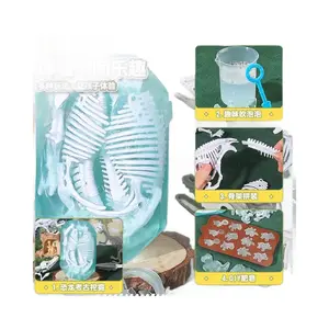 Dinosaur Fossil Dig Kit for Kids - Soap-Based Excavation Toys Dig Up T-Rex Skeletons STEM Educational DIY Dinosaur Dig Set for Boys & Girls Ages 5-12 Fun Science Learning Toy