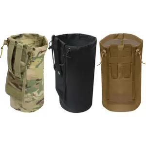 Roll Up Dump Pouch Tactical Utility Case Folding Cylinder Military MOLLE