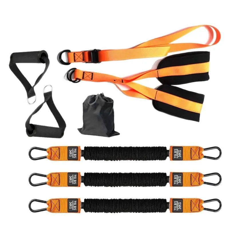 Orange 225 pound pull up+foam handle (3