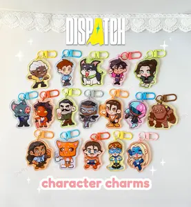 Dispatch Character Keychains, Kawaii Dispatch Keychains, Funny Keychain, Cute Accessory, Fun Charm For Backpack Or Purse | High Quality and Customer Favorite Items