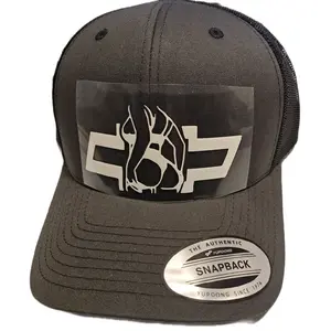 Chevy with a cute woman trucker hat. Blue Collar Hats, chevy model hat. sexy woman on hat.