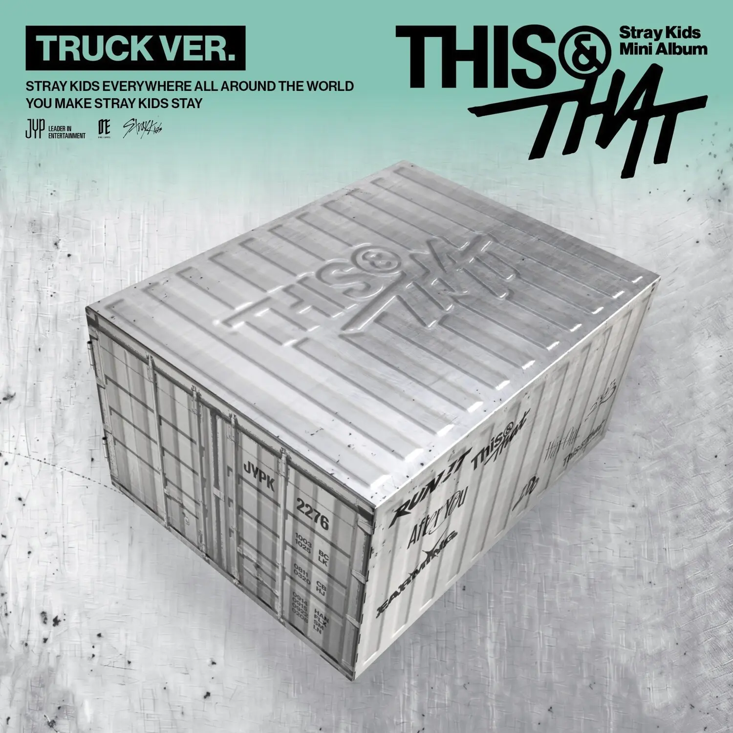 Stray Kids - THIS & THAT [TRUCK VER.]  [COMPACT DISC - CD] Ltd Ed, Postcard, Photo Book, Photos, Poster, Stickers, Keychain
