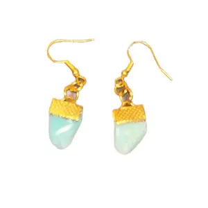 Handmade Amazonite Crystal - Natural Stone Earrings