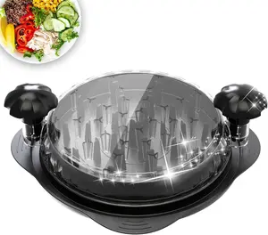 XL11.5” Chicken Shredder, Large Pro Meat Shredder Tool Twist with Ergonomic Handle, Strong Non-Slip Base, Dishwasher Safe, Kitchen Chicken Grinder for Ground Food, Vegetables, Black