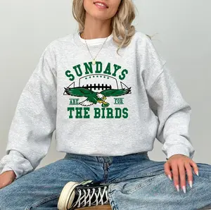 Philadelphia Football Sweatshirt, Sunday Are For The Birds, Vintage Philadelphia Crewneck, Eagle Sweatshirt