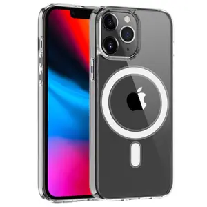 KIKO Transparent Clear MAGNETIC Magsafe Circle Case for iPhone 13 Pro by Kiko Phone Accessories