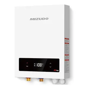 18kW Electric Tankless Water Heater - MIZUDO 240V Instant Hot Water for Whole House | Up to 4.2 GPM | 1-3 Outlets Simultaneous | ETL Certified Shower Set