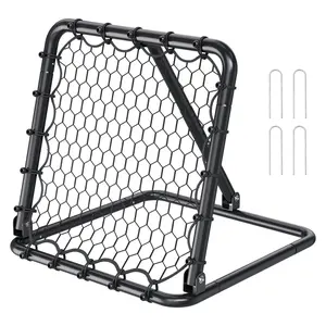 Fathersdaygift VEVOR Soccer Rebounder Rebound Net, Kick-Back 34x34, Portable Football Training Gifts, Fully Adjustable Angles Goal Net, Aids Equipment for Kids Teens All Ages, Easy Set Up Perfect Storagedealsforyoudays