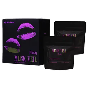Flintiq Musk veil Jellybath Powder Fragrance with Musk Scented Ingredients for Aromatic Experience Perfume - FDA approved