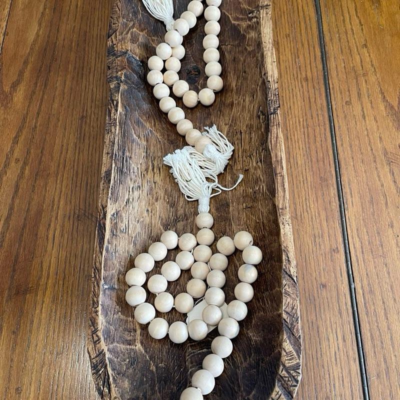 Handmade Santa Fe Wood Dough Bowl - Natural Wood Tableware with Unique Design and Decorative Elements - Wooden