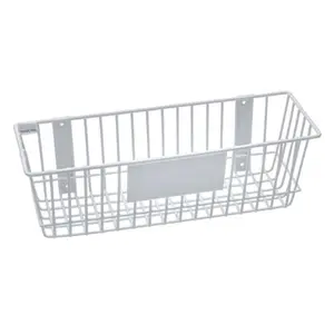 RACKEM RACKS  18 x 6 x 6 in. Wire Basket - White