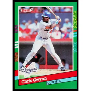 Chris Gwynn 1991 Donruss #598c Los Angeles Dodgers