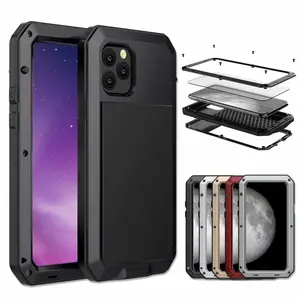 Military Grade Metal Bumper Full Body Shockproof Case| [Color] For [Phone Model]