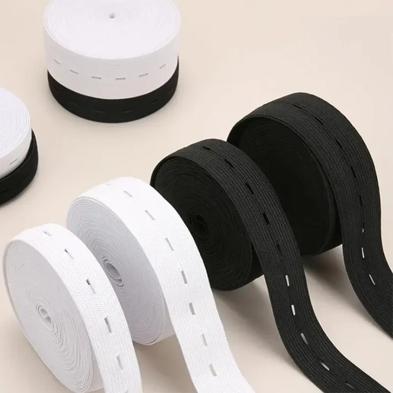 1 Rolls, 2.0cm(0.78inch) Elastic Band, DIY Sewing Apparel Accessories, Ideal for Cuffs, Pant Legs, Waistband Tightening & Clothing Shrinkage Use
