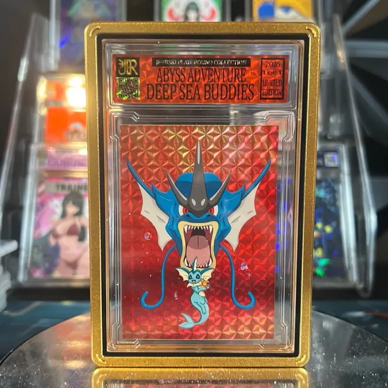 Gyarados Collectible Art Card - Cultural Collectible for Trading Card Enthusiasts