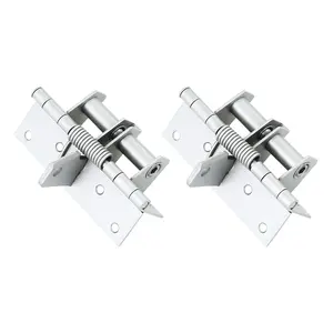 Basics Self Closing Door Hinge With Soft Closing Buffer Perfect For Interior Doors Cabinet Doors And Folding Doors Easy Install Without Drilling Works For Left And Right Hand Doors Smooth Quiet Operation Prevents Slamming And Pinching