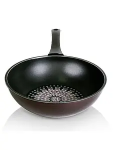 TECHEF Blooming Flower Collection, 12" Wok/Stir-Fry Pan