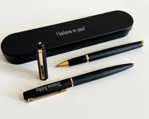 Engraved Pen in Tin Box, Pierre Cardin Pen, Personalized Fireman Gift, Custom Pen for Fire Academy Instructor, Fire Investigator Gift