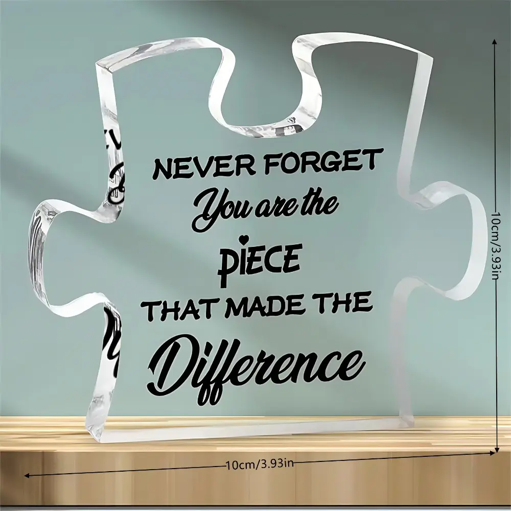 Leaving Gifts For Colleagues Women Friend Puzzle Piece Acrylic Plaque Teacher Leaving Gifts For Women Thank You Gifts For Colleagues Nurses Retirement Gifts For Women Men
