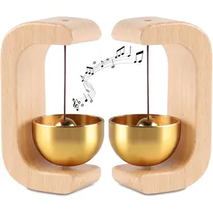 2 Piece Magnetic Door Chime Bell,Door Chimes When Door Opens,Shopkeepers Bell,Magnetic Wind Chime On The Refrigerator,Commercial Store Decoration Doorbell,Porch and Balcony Decoration Door Bell