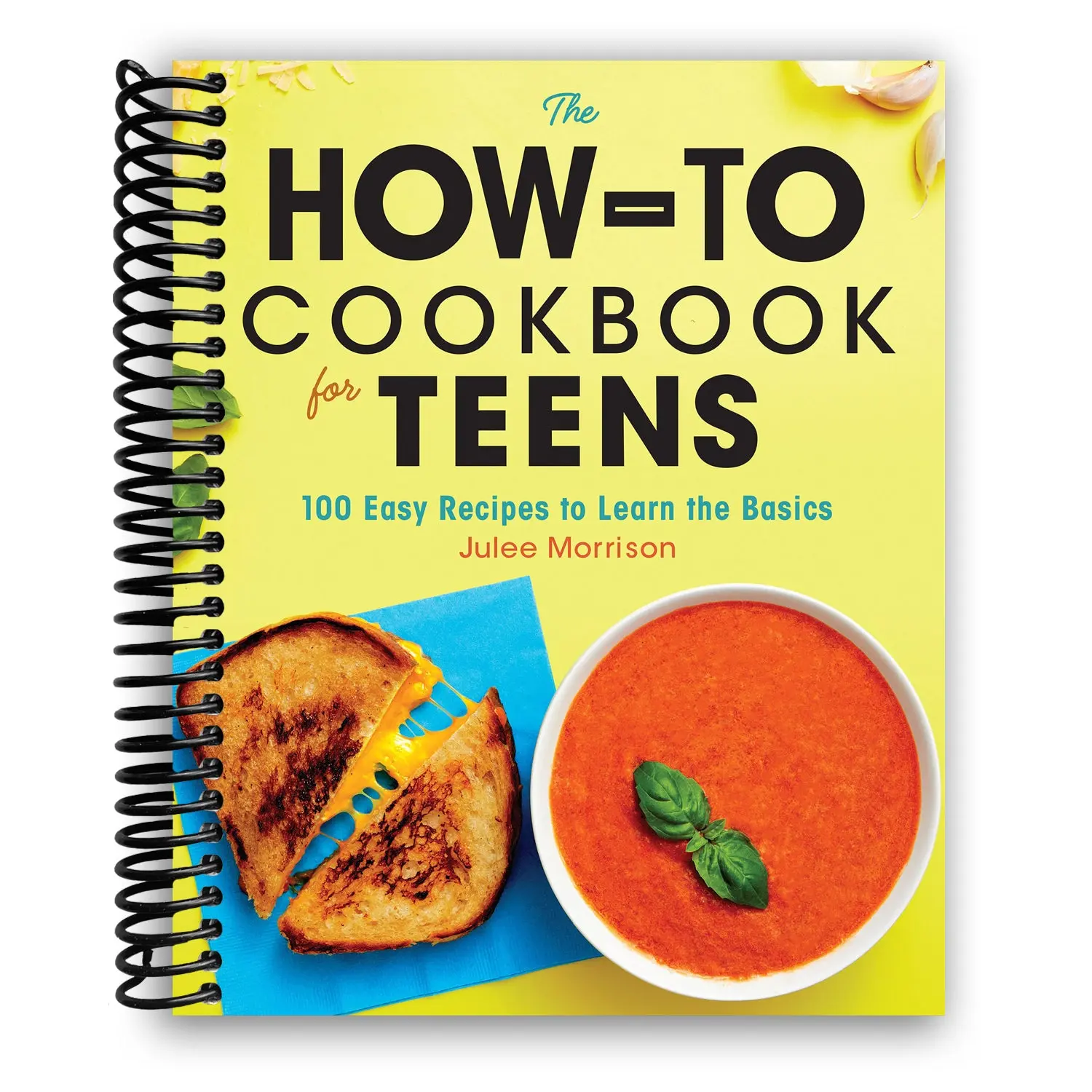 The How-To Cookbook for Teens: 100 Beginner-Friendly Easy Recipes (Including Cookies), Recipe Lingo Easy Guide, 168 Pages, Lay-Flat Spiral Bound
