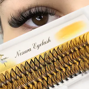 20D 30D 40D Synthetic Mink Eyelashes, Makeup, D Curl Mixed Length 8-15mm, Natural Voluminous Design, Plant-Based, Reusable DIY Friendly