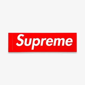 Supreme Sticker 'Box Logo' Red